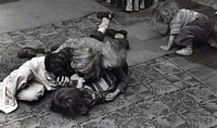 children playing on floor